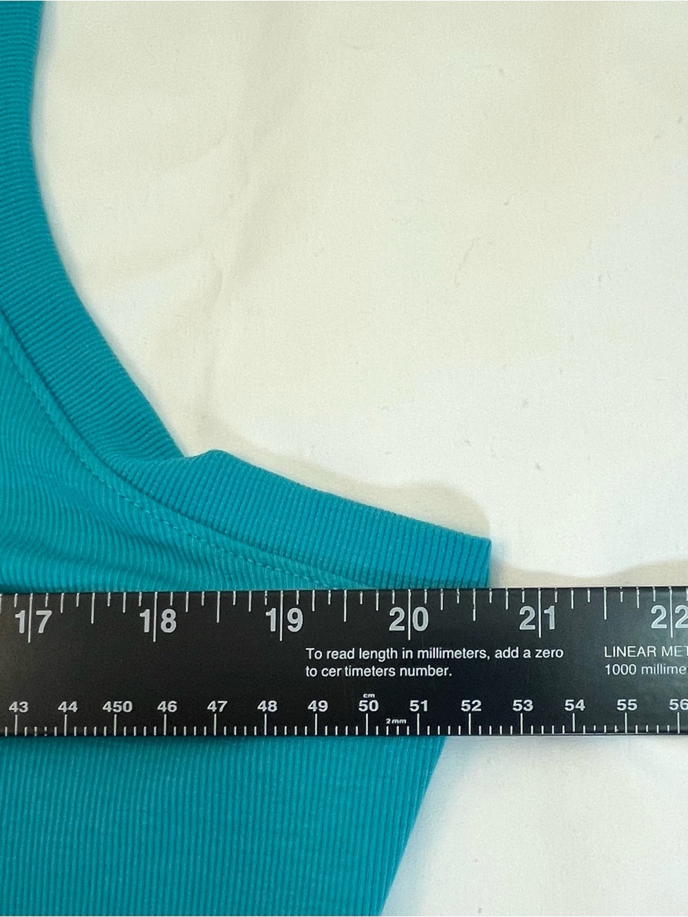 Nike Women's Teal Cropped Tank Top Size XL - Picture 5 of 6